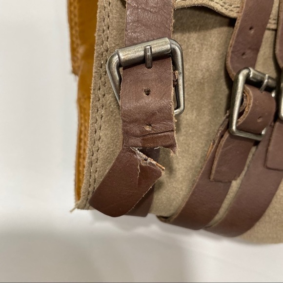 Lucky Brand Elwood Strappy Ankle Boot Brown Size 10 - Picture 9 of 14